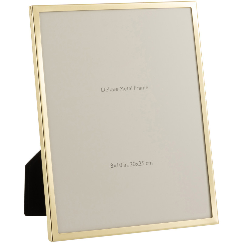 Cadre photo Bord fin Stymia en Métal Doré pour photo 20x25 - 1