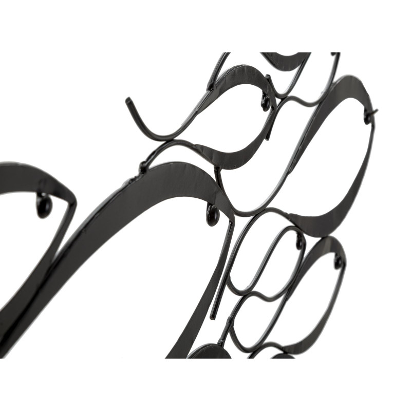 Grande Déco murale moderne Poisson 100x35 en Métal Noir Ceron 