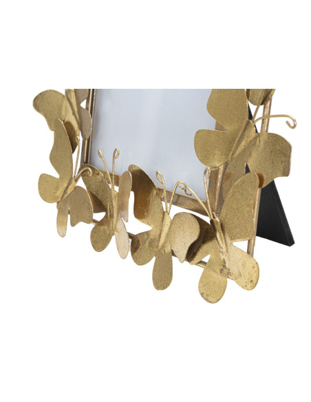 Cadre photo original Papillons en Métal Doré pour photo 15x20 cm Butterfly 