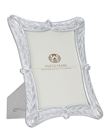 Cadre photo moderne en Résine Argenté pour photo 20x25 cm Ceria 