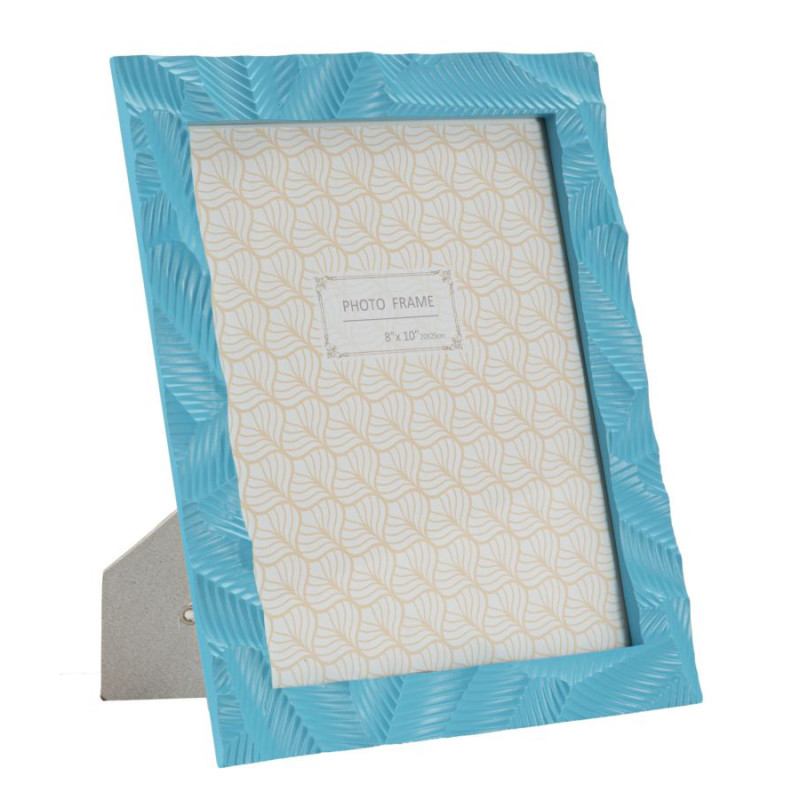 Cadre photo moderne design en Résine Bleu pour photo 20x25 cm Bluesy 