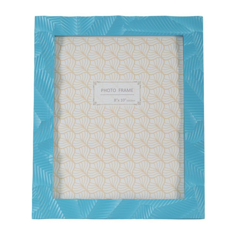 Cadre photo moderne design en Résine Bleu pour photo 20x25 cm Bluesy 