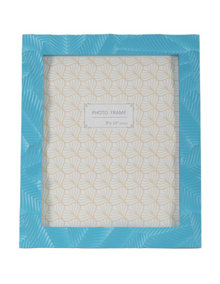 Cadre photo moderne design en Résine Bleu pour photo 20x25 cm Bluesy 