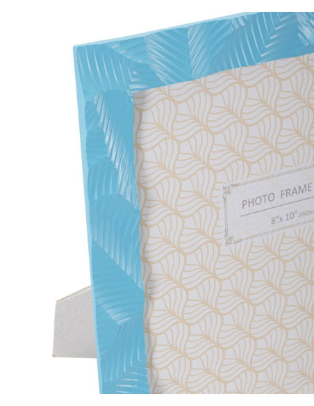 Cadre photo moderne design en Résine Bleu pour photo 20x25 cm Bluesy 