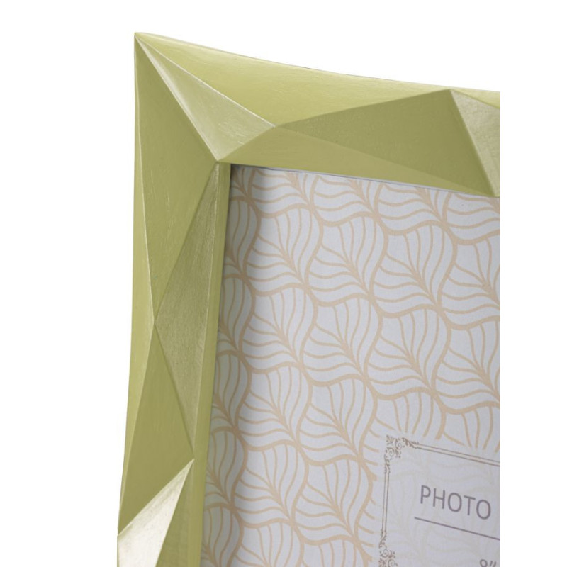 Cadre photo moderne design en Résine Vert pour photo 20x25 cm Greeny 
