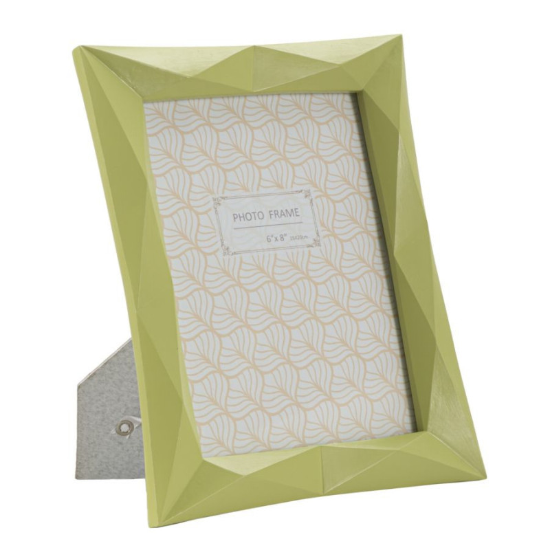 Cadre photo moderne design en Résine Vert pour photo 15x20 cm Greeny 