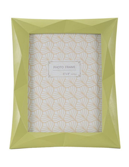 Cadre photo moderne design en Résine Vert pour photo 15x20 cm Greeny 