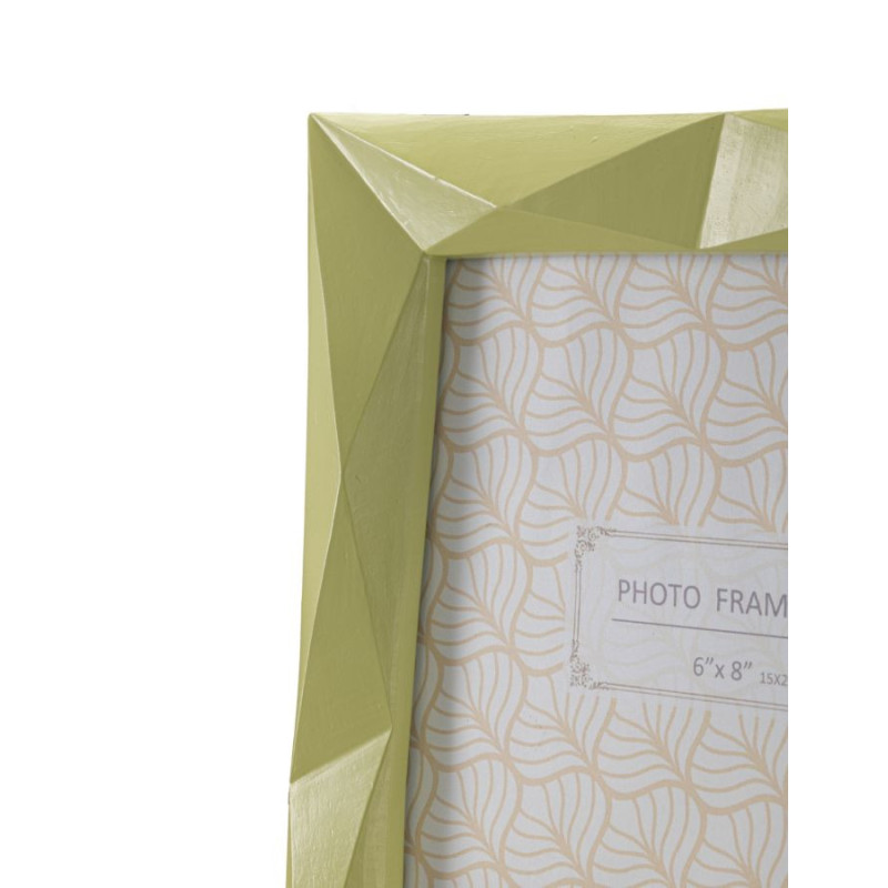 Cadre photo moderne design en Résine Vert pour photo 15x20 cm Greeny 
