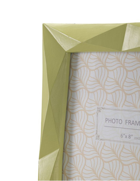 Cadre photo moderne design en Résine Vert pour photo 15x20 cm Greeny 