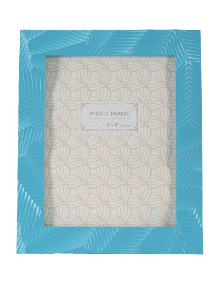 Cadre photo moderne design en Résine Bleu pour photo 15x20 cm Bluesy 