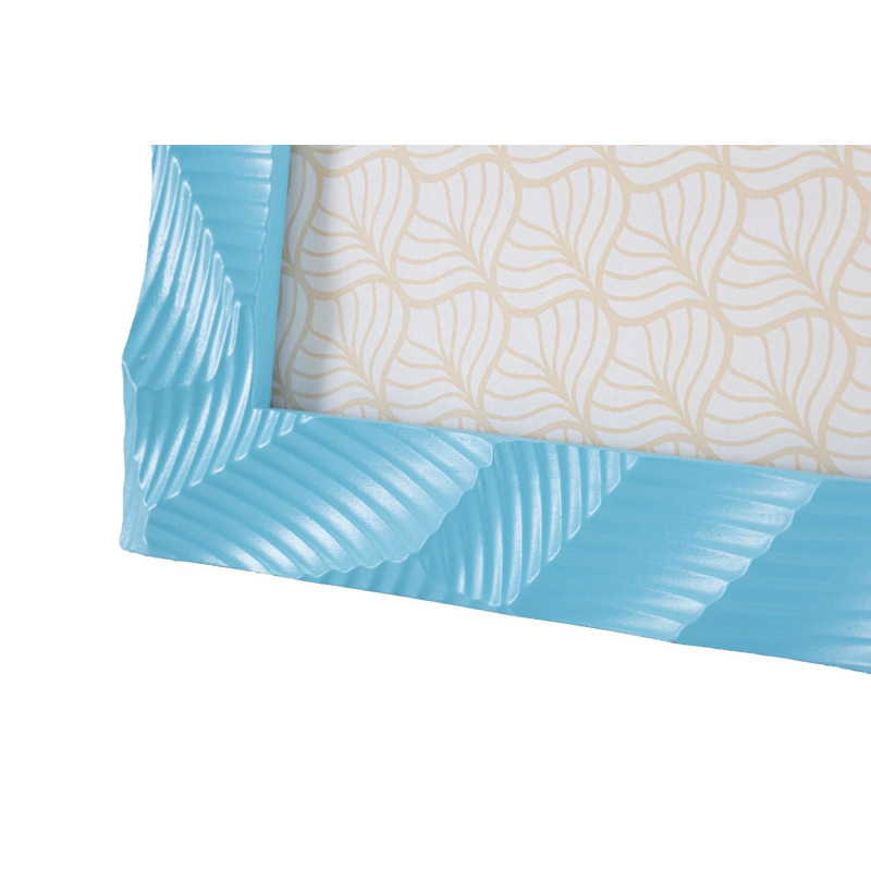 Cadre photo moderne design en Résine Bleu pour photo 15x20 cm Bluesy 