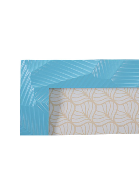 Cadre photo moderne design en Résine Bleu pour photo 15x20 cm Bluesy 