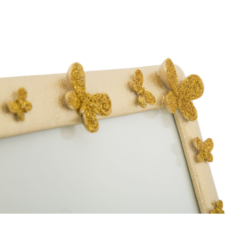 Cadre photo moderne chic Papillons en Résine Argenté pour photo 20x25 cm Butterfly 