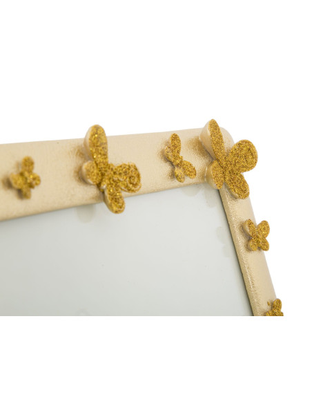 Cadre photo moderne chic Papillons en Résine Argenté pour photo 20x25 cm Butterfly 