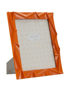 Cadre photo moderne design en Résine Orange pour photo 20x25 cm Orangy 