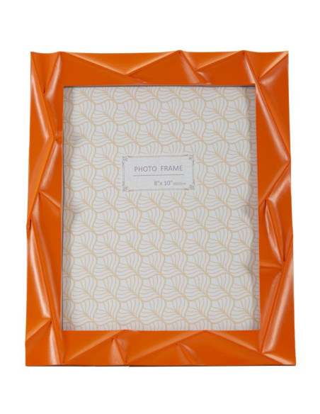 Cadre photo moderne design en Résine Orange pour photo 20x25 cm Orangy 