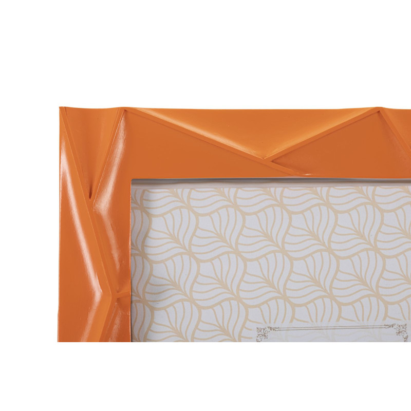 Cadre photo moderne design en Résine Orange pour photo 20x25 cm Orangy 