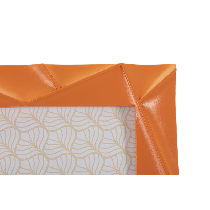 Cadre photo moderne design en Résine Orange pour photo 15x20 cm Orangy 