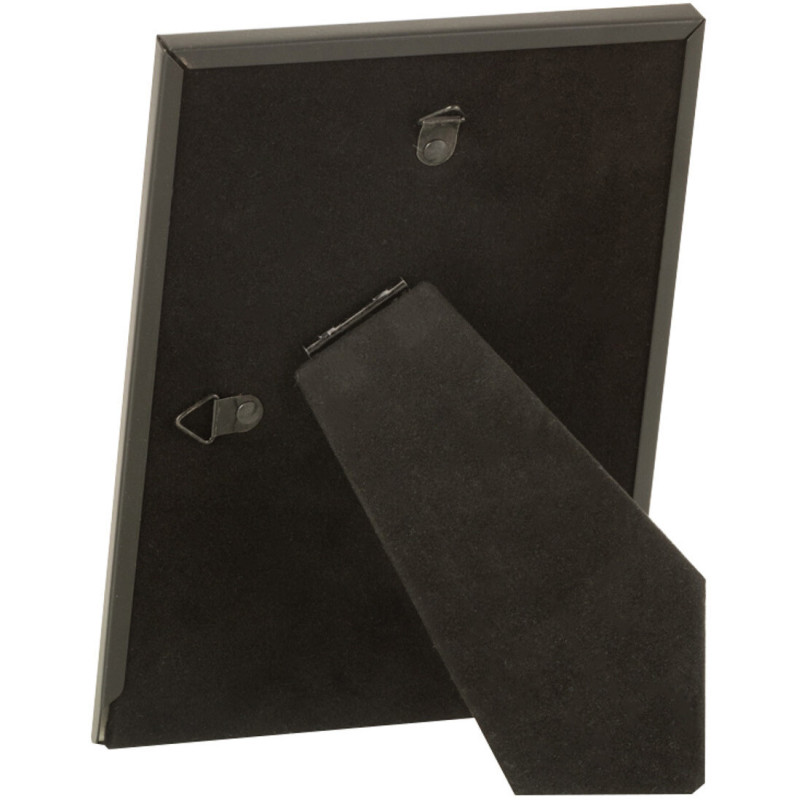 Cadre photo Bord fin Stymia en Métal Noir pour photo 13x18 - 2