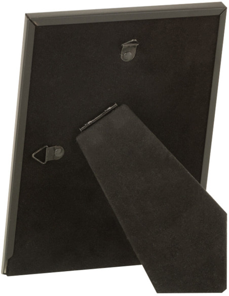 Cadre photo Bord fin Stymia en Métal Noir pour photo 13x18 - 2