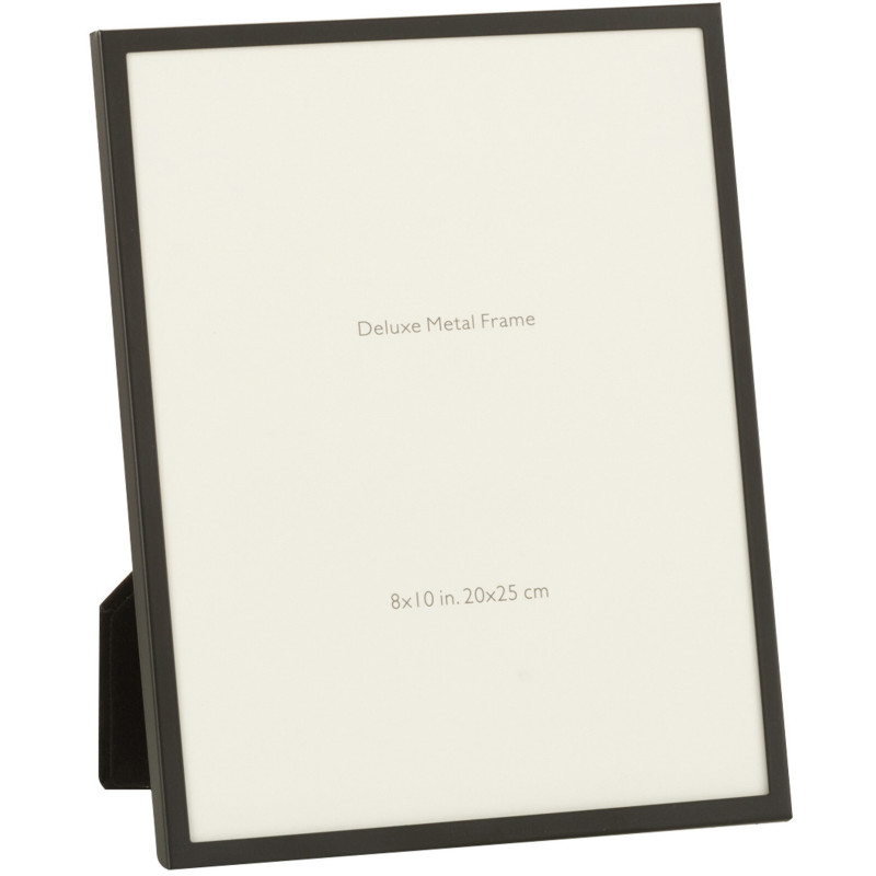 Cadre photo Bord fin Stymia en Métal Noir pour photo 20x25 - 1