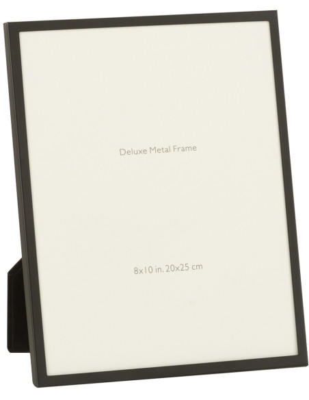 Cadre photo Bord fin Stymia en Métal Noir pour photo 20x25 - 1