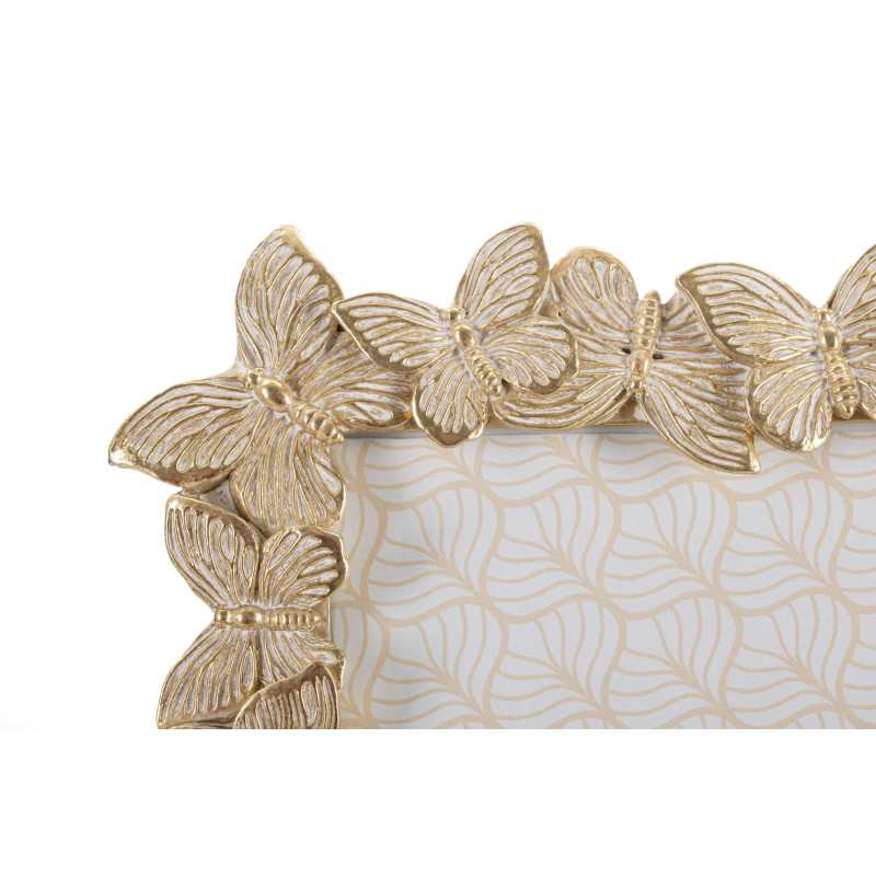 Cadre photo original Papillons en Résine Doré pour photo 20x25 cm Farfalle 