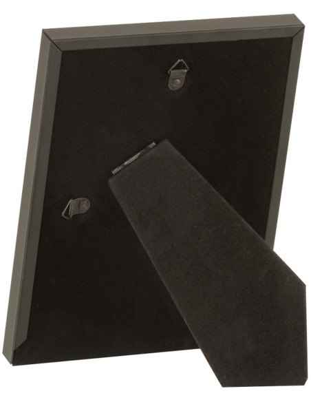 Cadre photo Bord large Stymia en Métal Noir pour photo 10x15 - 3