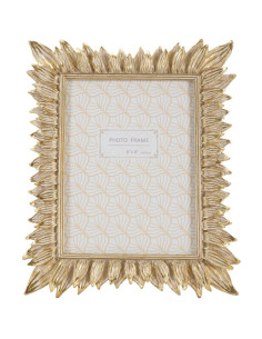 Cadre photo original Feuilles en Résine Doré pour photo 15x20 cm Molas 