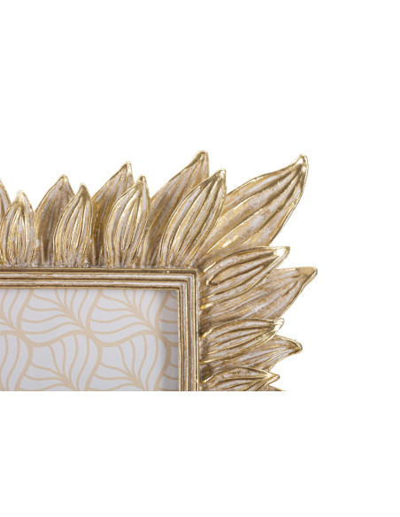 Cadre photo original Feuilles en Résine Doré pour photo 15x20 cm Molas 