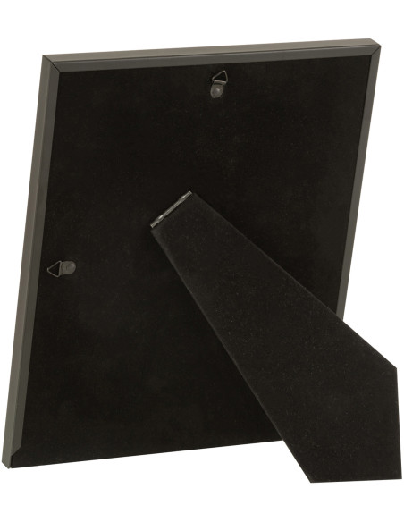 Cadre photo Bord large Stymia en Métal Noir pour photo 20x25 - 2