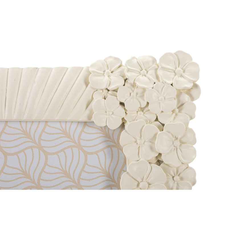 Cadre photo original Fleurs en Résine Blanc pour photo 15x20 cm Cempak 