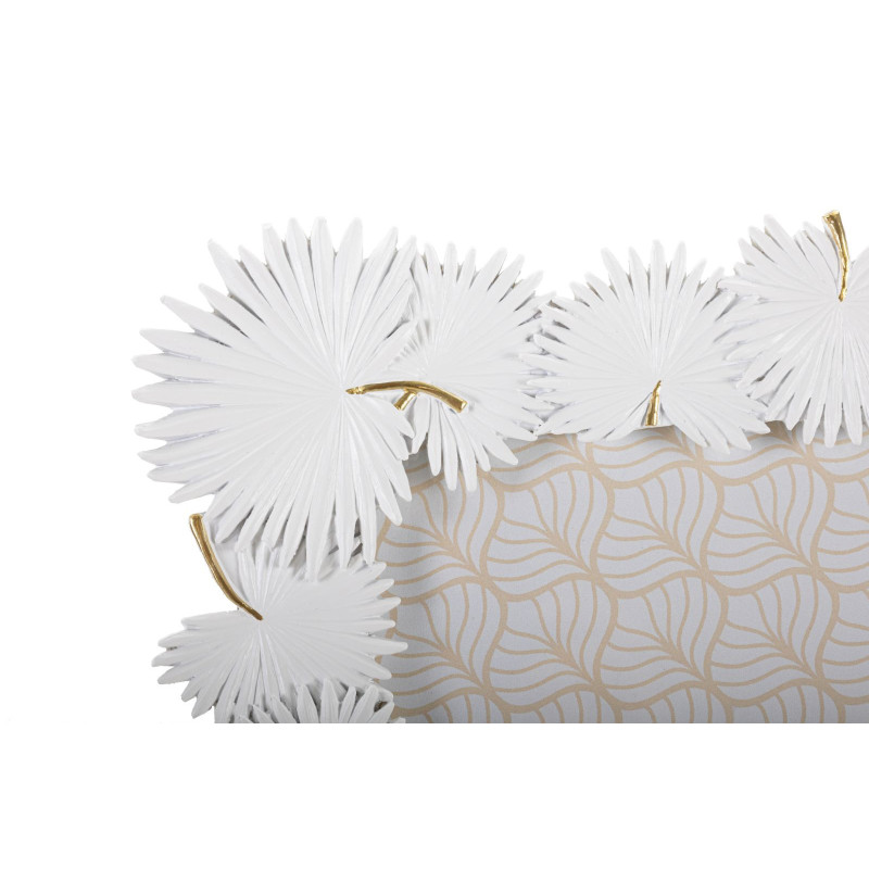 Cadre photo original Feuilles tropicales en Résine Blanc pour photo 20x25 cm Palm 