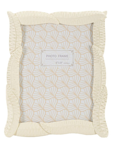 Cadre photo original en Résine Blanc pour photo 15x20 cm Snake 