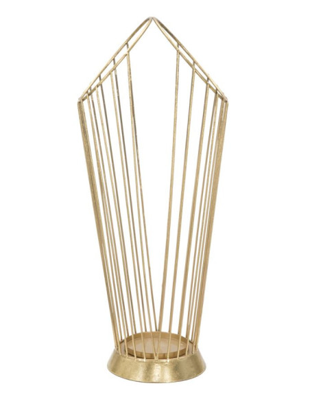Porte parapluie design moderne Hauteur 60 cm en Métal Doré Telya 