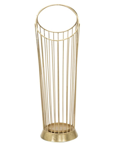 Porte parapluie design moderne Hauteur 60 cm en Métal Doré Telya 
