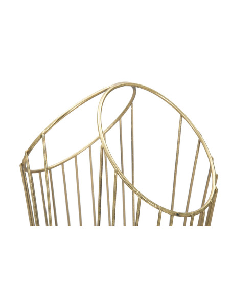 Porte parapluie design moderne Hauteur 60 cm en Métal Doré Telya 