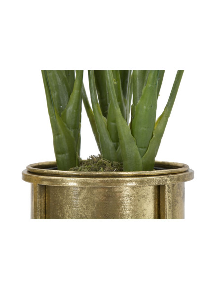 Cache pot sur pieds moderne Rond en Métal Doré Viielli Elryn (Lot de 2) 