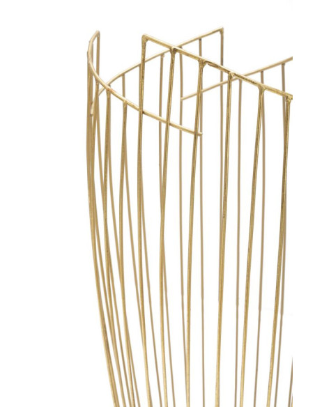 Porte parapluie design moderne 28x69 en Métal Doré Karon 