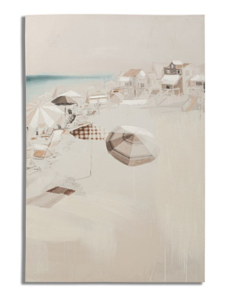 Toile murale imprimée et peinte Plage Beige 80x120 Beach 