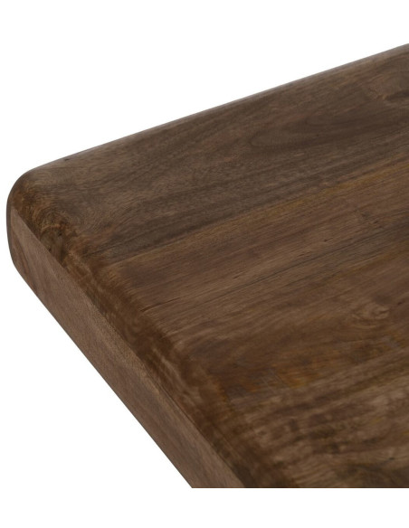 Table basse haut de gamme Carrée en Bois de manguier Marron Kelyra - 4