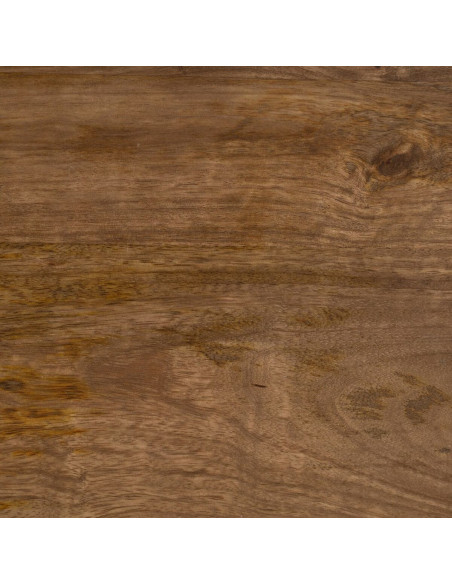 Table basse haut de gamme Carrée en Bois de manguier Marron Kelyra - 5