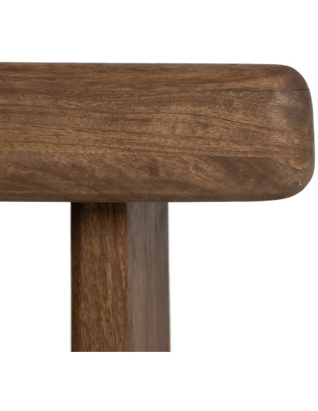 Table basse haut de gamme Carrée en Bois de manguier Marron Kelyra - 6