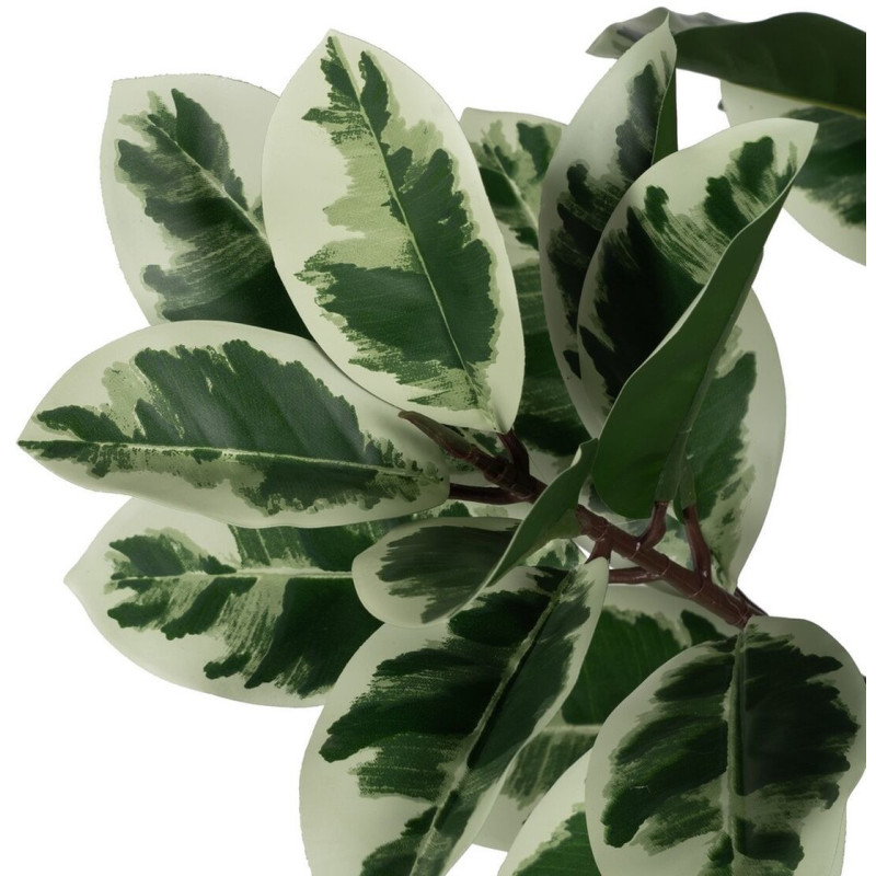 Grande Plante artificielle réaliste Magnolia Hauteur 150 cm en Plastique Vert - 4