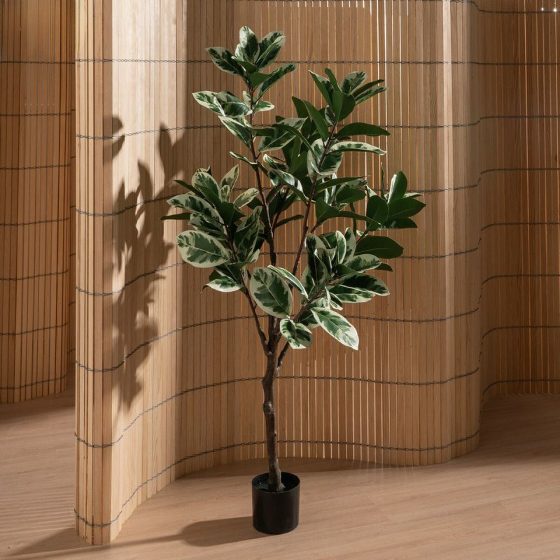 Grande Plante artificielle réaliste Magnolia Hauteur 150 cm en Plastique Vert - 8