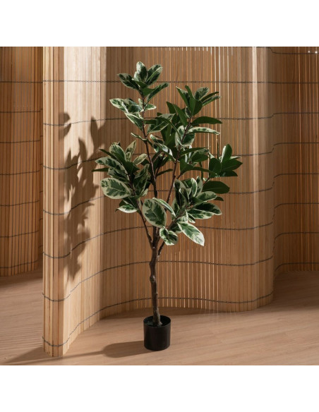 Grande Plante artificielle réaliste Magnolia Hauteur 150 cm en Plastique Vert - 8
