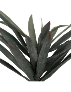 Grande Plante artificielle réaliste Yucca Hauteur 125 cm en Plastique Vert - 2