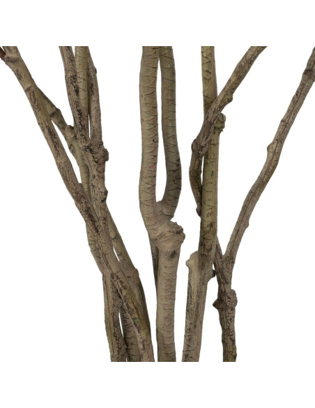 Grande Plante artificielle réaliste Croton Hauteur 150 cm en Plastique Vert Rouge - 5