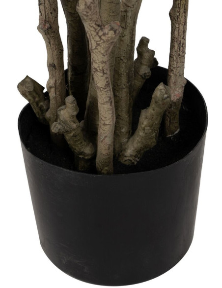 Grande Plante artificielle réaliste Croton Hauteur 150 cm en Plastique Vert Rouge - 6