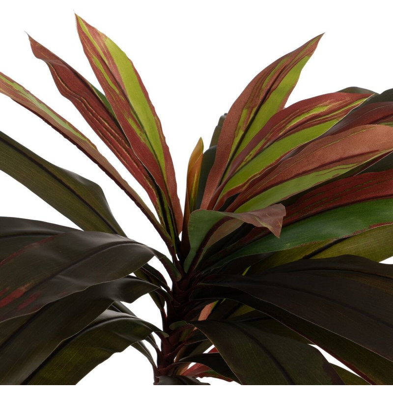 Grande Plante artificielle réaliste Dracaena Hauteur 165 cm en Plastique Vert Rouge - 2